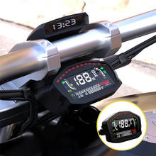 Tacómetro Digital para motocicleta, velocímetro LCD, indicador de odómetro, medidor de temperatura del agua para Motocross, ATV, ABS, indicador de combustible 2024 - compra barato