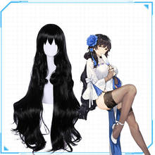 Perucas para cosplay de front line, peruca longa para yu ling, cabelo sintético, resistente ao calor, halloween, festa 2024 - compre barato