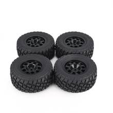 AUSTAR-juego de neumáticos de goma para coche, accesorios de repuesto para Traxxas Slash 4X4 RC4WD HPI HSP Crawler, 110mm, 4 Uds. 2024 - compra barato