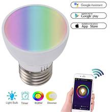 WiFi Smart Light Bulb GU10/E27/GU5.3 RGBW 6W LED Dimmable Light Cup Compatible with Alexa&Google Home Remote Light Bulb 2024 - buy cheap