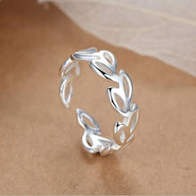 Fashion Vintage Gothic Silver Color Leaf Rings For Women Bridal Antique Rings Rock Jewelry 2024 - buy cheap