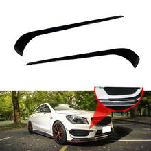 Car Front Bumper Splitter Spoiler Trim for Mercedes W117 C117 CLA Cl CLA45 CLA200 CLA220 CLA250 CLA260 AMG 2013-2015 2024 - buy cheap