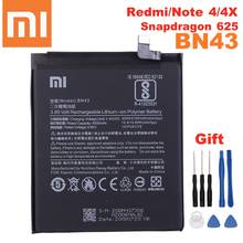 100% Orginal BN43 battery 4000mAh For Xiaomi Redmi Note 4X / Note 4 global Snapdragon 625 High Quality BN43 Battery + Free Tools 2024 - buy cheap