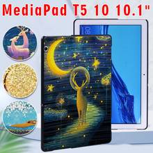 Case for Huawei MediaPad T5 10 10.1 Inch Anti-Fall Hard PC Plastic Tablet Cover Case + Free pen 2024 - buy cheap