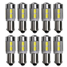 10pcs T11 T4W BA9S ba9s 5630 lâmpada led canbus Livre de Erros LED Luzes de Leitura interior Do Carro Fonte de Luz Branca 6000K 12v 2024 - compre barato