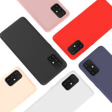 Matte silicone TPU soft Candy color Phone Case for Samsung Galaxy S20 FE S20Plus A21 A31 A41 A51 A71 Matte Soft Back Cover Cases 2024 - buy cheap