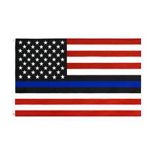 Xiangying 90x150cm Police Lives Us Usa American Thin Blue Line Police Lives Flag 2024 - buy cheap