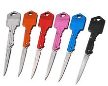 Mini Key Knife Letter Camp Outdoor Keyring Ring Keychain Fold Open Opener Pocket Package Survive gadget Multi Tool Blade Box kit 2024 - buy cheap