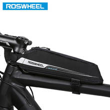 Roswheel corrida de bicicleta topo quadro saco 90 grama fino bolsa armazenamento sacos sela ciclismo mtb estrada tubo pannier 2024 - compre barato