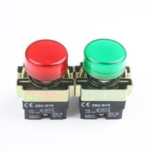 XB2-BV63 green XB2-BV64 red Metal indicator light pilot light switch opening 22mm 2024 - buy cheap