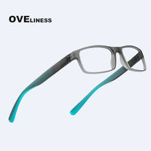 Fashion Optical men's eyeglasses tr90 eye glasses frame men Myopia Prescription Clear glasses Square Spectacles eyewear frames 2024 - buy cheap