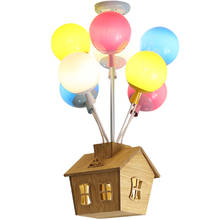 Luminária pendente estilo nórdico, lustre colorido para pendurar em casa, para crianças, para quarto, decoração criativa, loft, moderna 2024 - compre barato