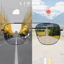 LIOUMO-gafas de sol fotocromáticas polarizadas para hombre y mujer, lentes de sol fotocromáticas con cambio inteligente de Color, modernas 2024 - compra barato