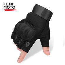 KEMIMOTO ATV UTV-guantes tácticos de medio dedo para motocicleta, guantes de equipo de protección para motociclista de competición, guantes para Motocross 2024 - compra barato