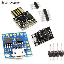 Mini placa de desenvolvimento digispark azul-preto-eletrônico diy usb-para arduino attiny85 2024 - compre barato