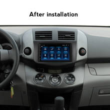 Rádio automotivo com reprodutor multimídia de 7 polegadas, 2 din, dvd, navegação gps, toyota rav4, rav 4, 2006-2012, estéreo, bt, auto radio, swc, rds 2024 - compre barato