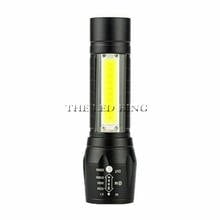 Portable LED Flashlight XPE COB Light Rechargeable Flashlight Built-in Battery Zoom Flashlight 3 Mode Waterproof Emergency Torch 2024 - buy cheap