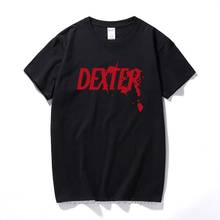 2020 New Mens Fashion Summer Cotton Printed Short Sleeve T-shirt DEXTER T shirts Top Tees Size XS-XXXL 2024 - buy cheap