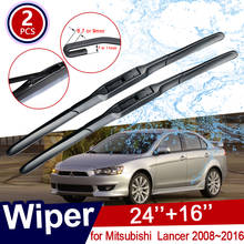 Car Wiper Blade Windscreen for Mitsubishi Lancer 2008~2016 Ralliart EVO X Galant Fortis EX Windshield Brushes Car Accessories 2024 - buy cheap