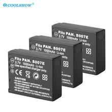 CGAS007 CGA S007 S007E 1000mAh Battery for Lumix Panasonic Battery DMC TZ1 TZ2 TZ3 TZ4 TZ5 TZ50 TZ15 Camera Batterie 2024 - buy cheap