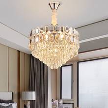 Nordic hong kong estilo sala de estar lâmpada lustre cristal pós moderno e minimalista criativo lâmpadas luz do quarto luxo 2024 - compre barato
