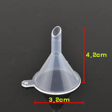 10pcs/lot Mini Liquid Oil Funnels Labs Small Plastic For Perfume Diffuser Bottle 2024 - buy cheap