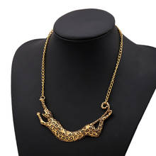 Ожерелье в стиле барокко LZHLQ, роскошные эффектные Кулоны из крокодиловой кожи, Женская индивидуальная форма леопарда 2024 - купить недорого