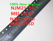 5PCS-100PCS 100% New original NJM2115 JRC2115  NJM2115V SSOP-8 NJM2115M SOP-8 NJM2115D DIP-8 Free shipping 2024 - buy cheap
