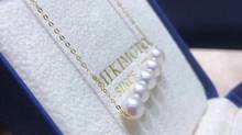 Collar de perlas D509 para mujer, joyería fina, oro de 18 quilates sólido, redondo, 5-6mm, perlas blancas de agua dulce naturales, regalos 2024 - compra barato