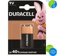 Батарейки щелочные Duracell Basic 6LR61-1BL/6LF22-1BL/Крона 9V 1 штука 2024 - купить недорого