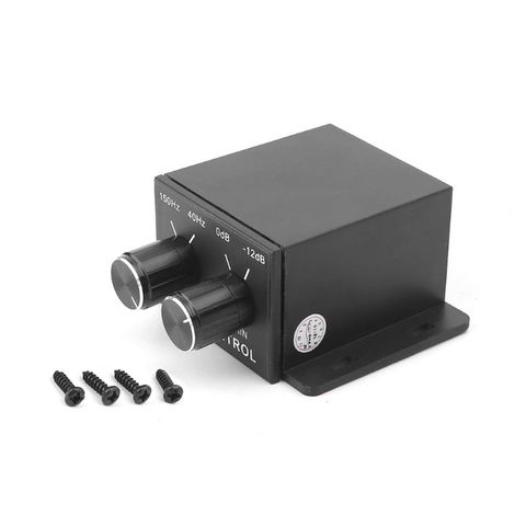 Автомобильный регулятор аудио усилитель басов сабвуфер стерео эквалайзер контроллер 4 RCA 2022 - купить недорого