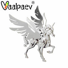 3D Iron Unicorn Metal DIY Puzzles Stainless Steel Model Mechanical Assemble Craft Kits Toys for Adults Men Boys Gift Decoration 2024 - buy cheap