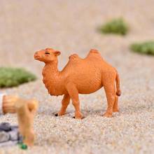 2 Pcs Mini Camel Desert Ornament Model Figurine Home Glass Decor Miniature Craft Garden Fairy Decoration DIY Accessories 2024 - buy cheap