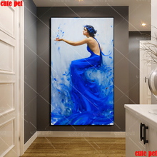 Large Size 5D Diy Diamond Painting Oil painting art woman Diamond Embroidery Sale Full Square Round Drill Diamond Mosaic Decor 2024 - buy cheap