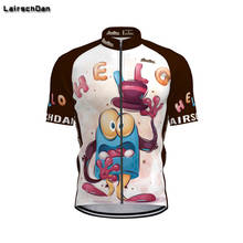 SPTGRVO Cartoon Jersey Short Sleeve Funny Cycling Jersey Bike Shirt Bicycle Wear Tops Clothing Mens Short Maillot Ropa Ciclismo 2024 - buy cheap