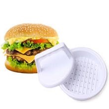 1 PC Round Shape Hamburger Press Food-Grade Plastic Hamburger Meat Beef Grill Burger Press Patty Maker Mold Kitchen Tool 2024 - buy cheap