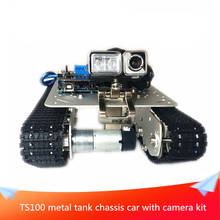 Ts100 absorção de choque metal tanque chassis do carro wi fi vídeo controle transmissão vídeo controle remoto robô carro com câmera 2024 - compre barato