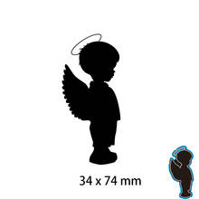 Metal Dies Angel Boy and Girl  New Stencils DIY Scrap booking Paper Cards Craft Making Craft Decoration 2024 - buy cheap