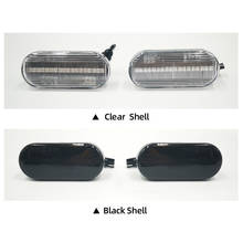 Luz led para seta, indicador lateral dinâmico, sinalização para curvas, para volkswagen vw bora golf 3 4 passat 3bg polo sb6 2024 - compre barato