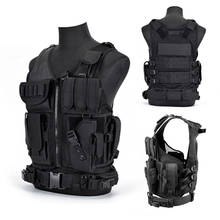 Tactical Vest Military Outdoor Hunting Ultra-Light Breathable Combat Training Vest Adjustable Adults 600D Encryption Polyester 2024 - buy cheap