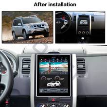 Aotsr Tesla 10.4“  Android 8.1 Vertical screen Car DVD Multimedia player GPS Navigation For NISSAN X-TRAIL 2007-2014 carplay 2024 - buy cheap