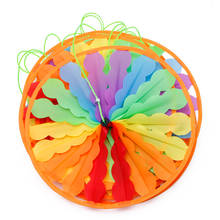2020 Nuevo Arco Iris rueda molino viento Spinner Whirligig jardín divertido juguetes para niños 2024 - compra barato