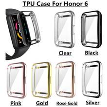 For Honor Band 6 Watch Case Soft TPU Protective Cover For Huawei Honor Band 6 Full Screen Protector Cases Frame Bumper Shell 2024 - buy cheap