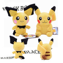 19cm takara tomy pokemon brinquedos adorável pichu pikachu versão juvenil evolução brinquedo coleção bonecas de pelúcia crianças presente natal 2024 - compre barato