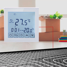 Termostato de calefacción para suelo radiante, termostato con pantalla táctil de TDS23-EP o TDS21-EP, termostato de pared, Control de temperatura para suelo caliente eléctrico 2024 - compra barato