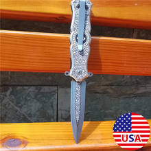 Lâmina dobrável de combate, 8cr15mov faca multi dureza militar acampamento tático sobrevivência caça de bolso 2024 - compre barato