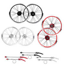 Mountain Bike Wheelset 16in 305 Disc Brake 11 Speed 6 Nail Bearing Wheel Hub for V brake MTB Bicycle Refit Wheelset Parts 2024 - buy cheap