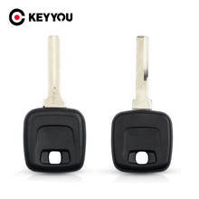 KEYYOU-llave con Chip transpondedor para coche, carcasa remota en blanco para VOLVO S40, V40, S60, S80, XC70, NE66/HU56R, 30 unidades 2024 - compra barato