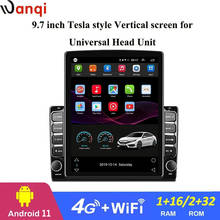 9.7 inch 4G LTE 2+32G Android 11 Car DVD GPS Navigation For Tesla Style Vertical Screen for Universal Car Multimedia Player 2024 - buy cheap