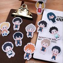 23pcs haikyuu!! Adesivos hinata sapato artesanato, adesivos scrapbooking, livro, rótulo de estudante, etiqueta decorativa, artigos de papelaria fofos 2024 - compre barato